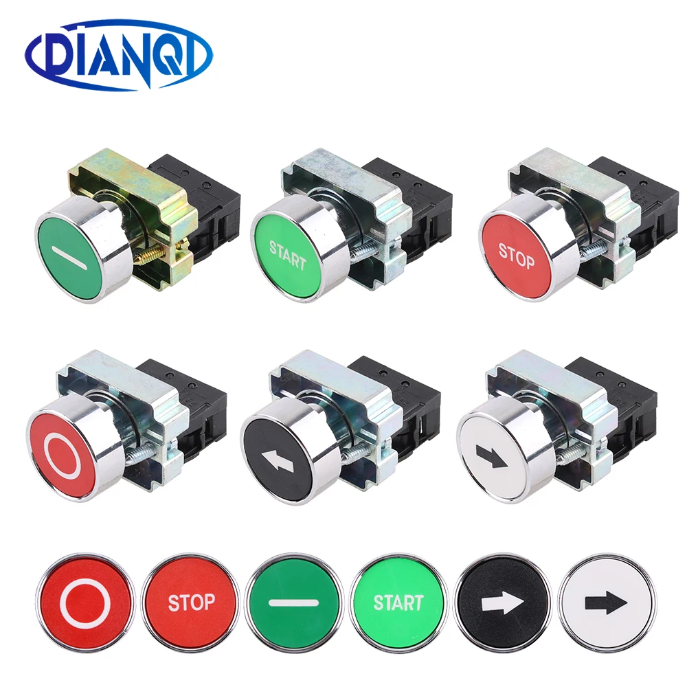 

XB2-BA4342 BA3331 BA3351 BA4322 BA3311 BA3341 NO/NC Momentary flat push button with mark switch Self-Reset 22mm