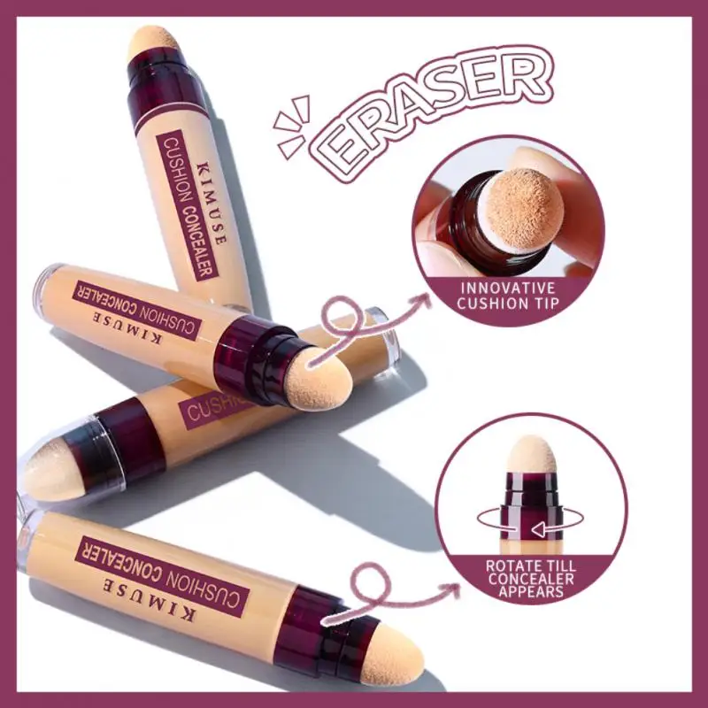 

Eraser Concealer Pen Covering Eye Bags Dark Circles Spots Acne Marks Concealer Stick Durable High Gloss Paste Stick Face Makeup