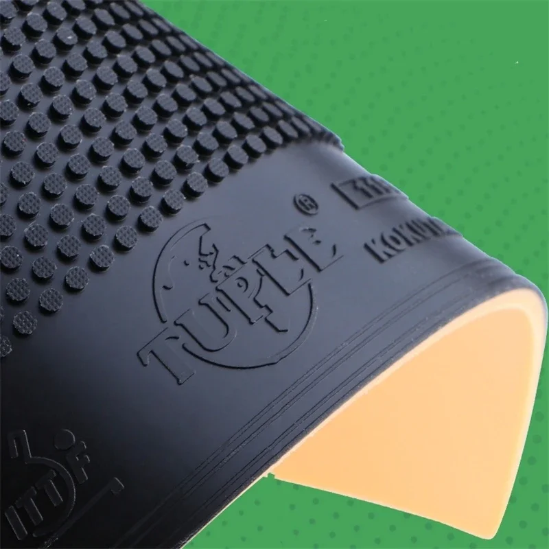 KOKUTAKU Короткая резина с прыщами и губкой 2 мм TUPLE 119 Нажимаемая Big Pips Out Rubber OX для