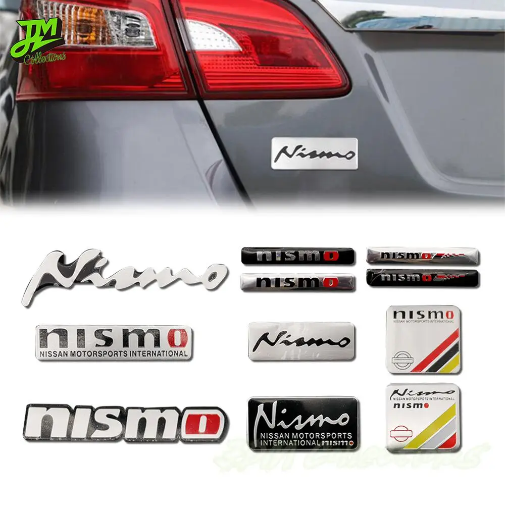 

3D Car Stickers Emblem Badge Sticker Decal For Nissan Nismo GTR Leaf Juke March Note Fairlady X-Trail Sunny Patrol QASHQAI Tiida