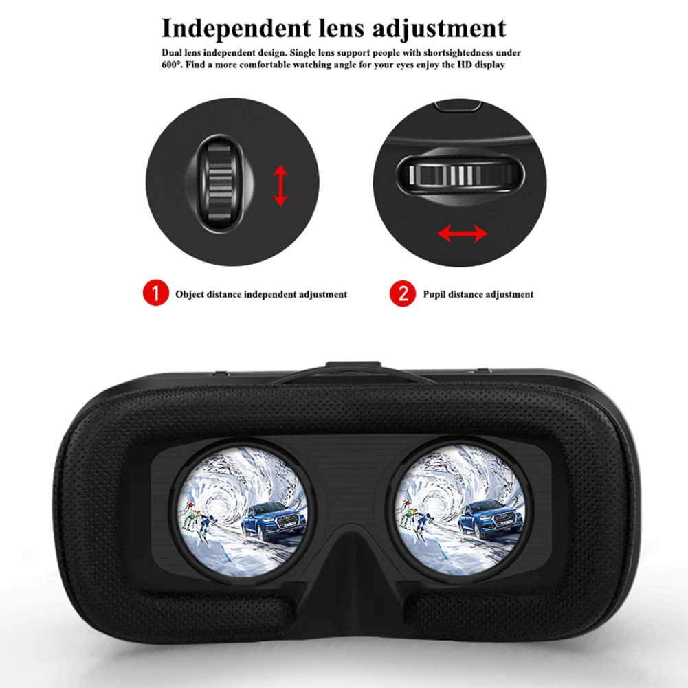 Легкая установка полный обзор регулируемый съемный большой экран VR-гарнитура 3D