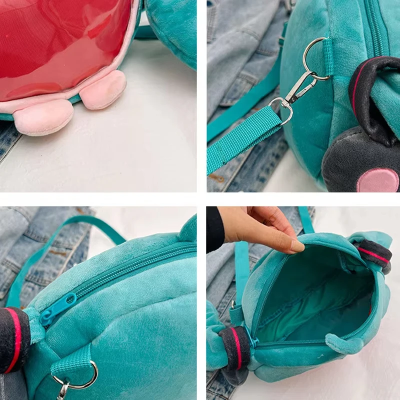 Рюкзак Hatsune Miku Figure Itabag, плюшевая сумка на плечо, милая мультяшная модель, диагональные прозрачные сумки через плечо, школьные сумки для девочек (art.: 3920cbc7868de) - 3920cbc7868de