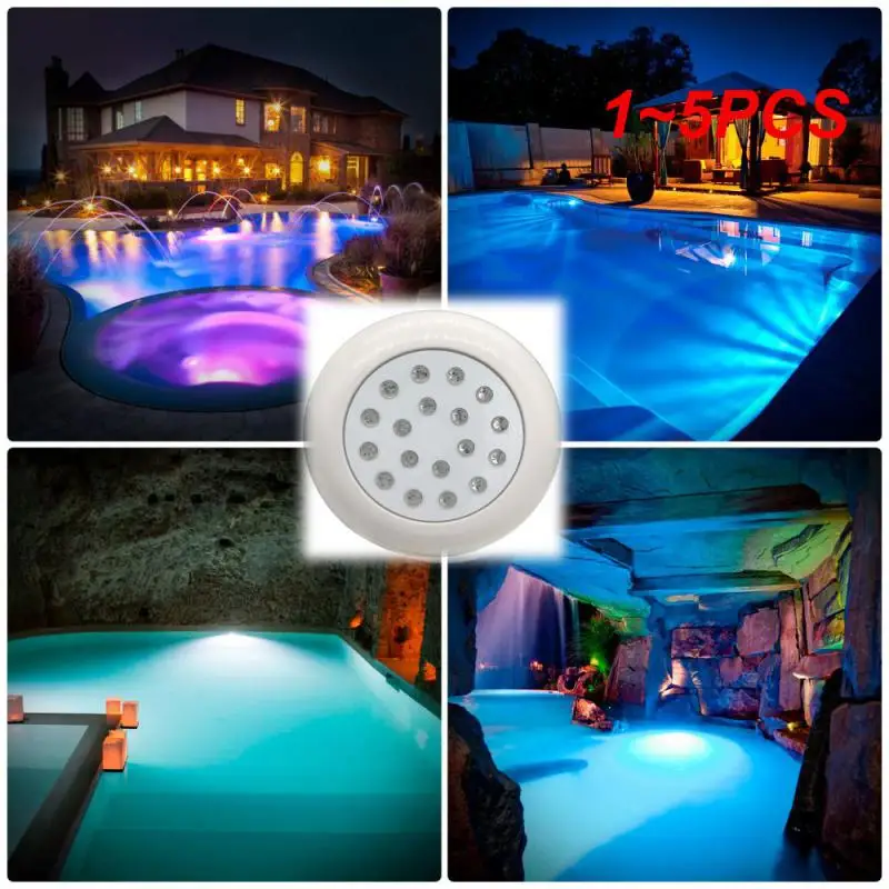 

1 ~ 5 шт., разноцветный подводный светильник для бассейна