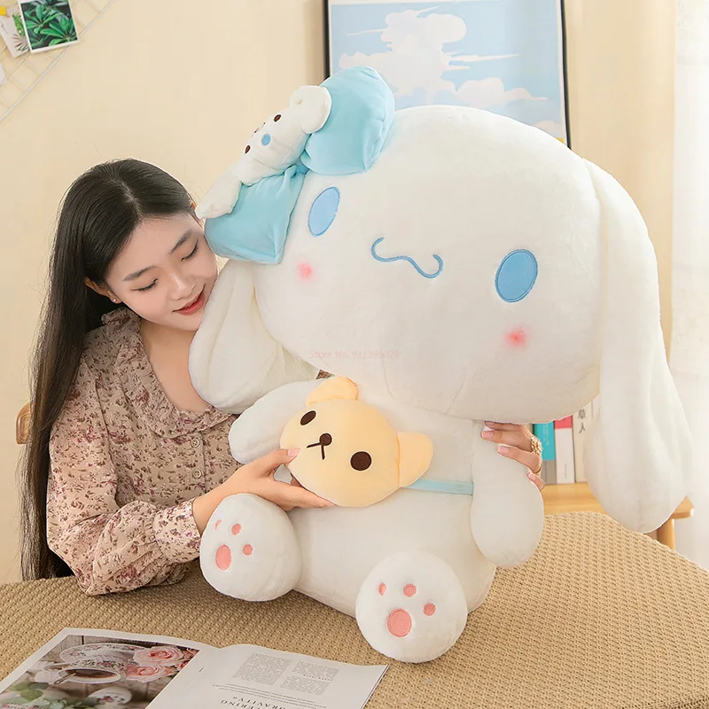 

40/50cm Kawaii Sanrio Kuromi My Melody Cinnamoroll Plush Toys Doll Pillow Anime Cartoon Room Decoration Dolls Kids Gifts