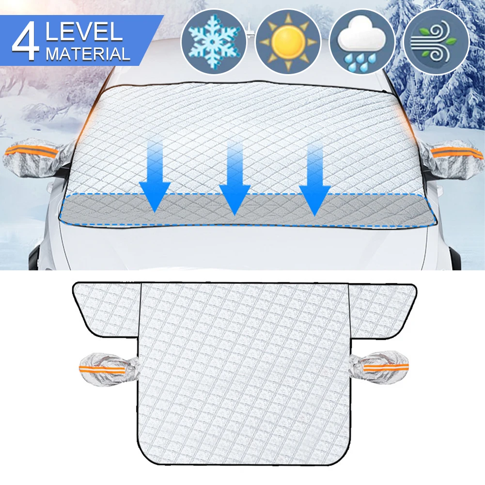 

NEW Car Snow Ice Protector Window Windshield Sun Shade Front Rear Windshield Block Cover Visor Auto Exterior Accesso 225x120cm