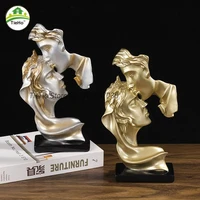 nordic decor home modern resin statue abstract character home decoration statue sculpture figures desktop ornaments
