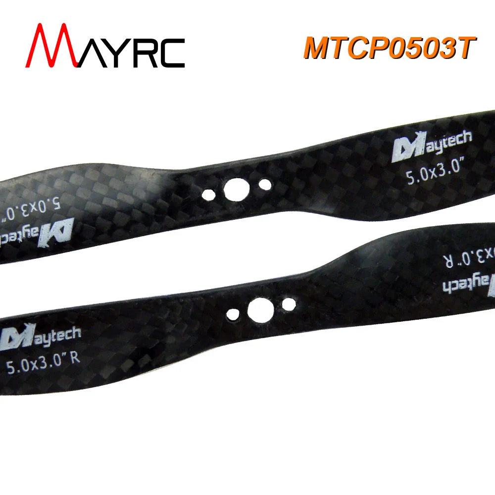 4 лопасти MAYRC 5x3 дюйма 5 мм центральное отверстие полнолопастной Пропеллер из