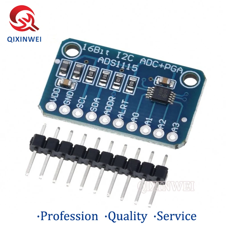 

16 Bit I2C ADS1115 Module ADC 4 channel with Pro Gain Amplifier RP