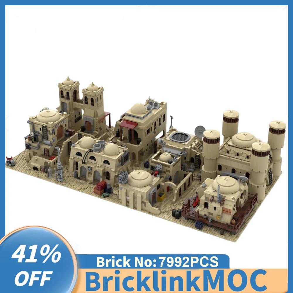 

NEW 7992PCS Famous star Movie MOC Tatooine Mos Eisley Bundle DIY creative ideas Children Toy Birthday Gift building blocks