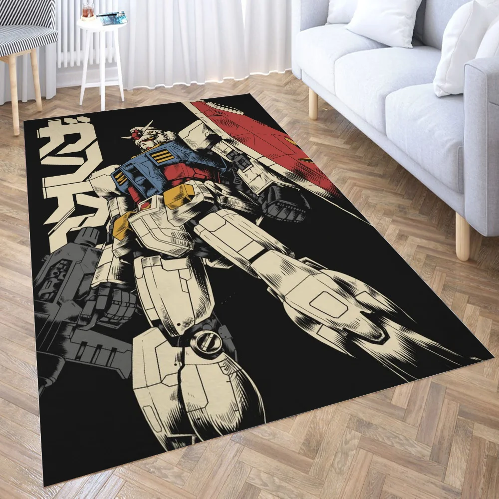 

RX 78 2 Gundam New Pattern Floor Mat Door Mat Big Baby Crawl Carpet Non-slip Sheet Bedroom Living Room Home Decora