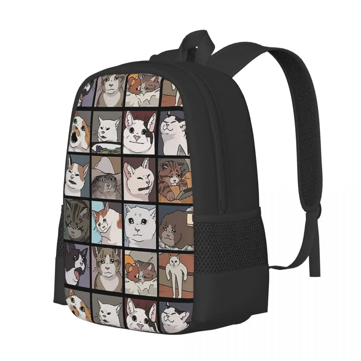Meme Cats 2.0 Backpack for Girls Boys Travel RucksackBackpacks for Teenage school bag