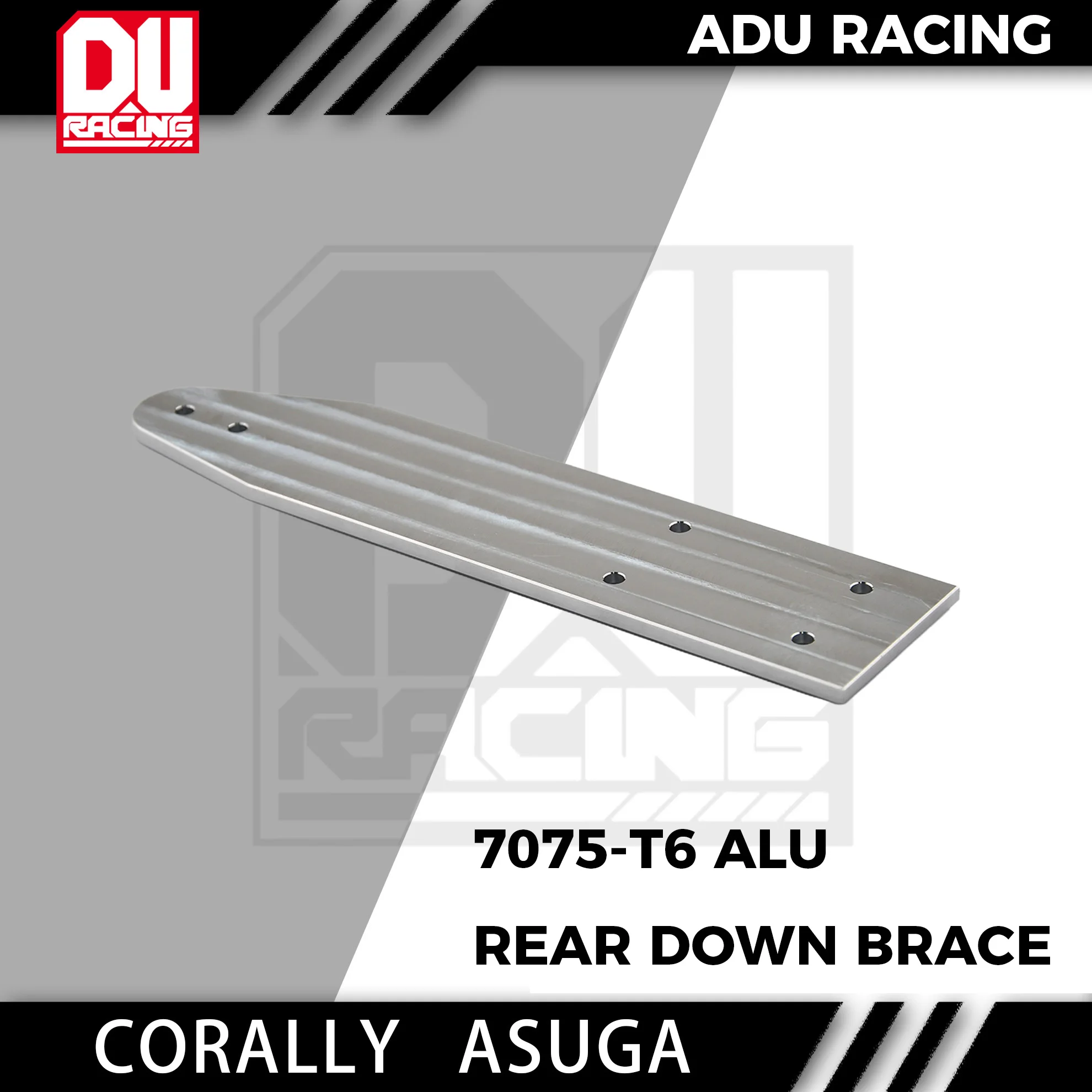 Фото ADU RACING 7075-t6 Алюминиевая защитная пластина шасси (броня) для TEAM CORALLY ASUGA №2