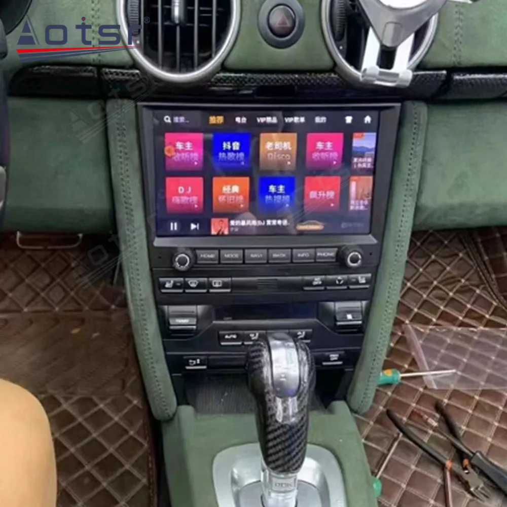 Беспроводная автомобильная мультимедиа Apple CarPlay Android 13.0 для Porsche Cayman 911 Boxter 997