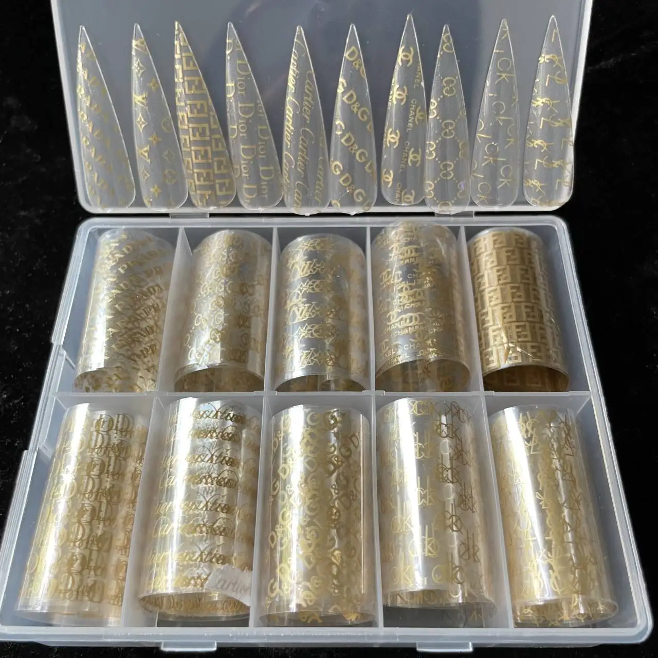 

Золотая матовая Фольга для ногтей XueQun 4*100 см, переводная бумага для ногтей