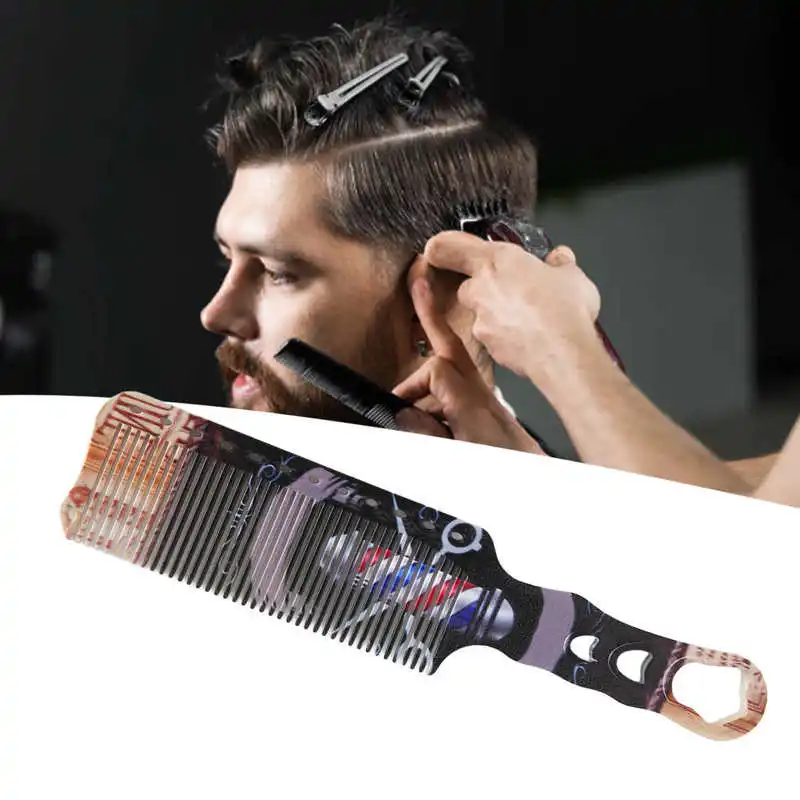 

Styling Comb Fine Round Tooth Lightweight Professional Flat Comb for Home Hair Salon Tools
