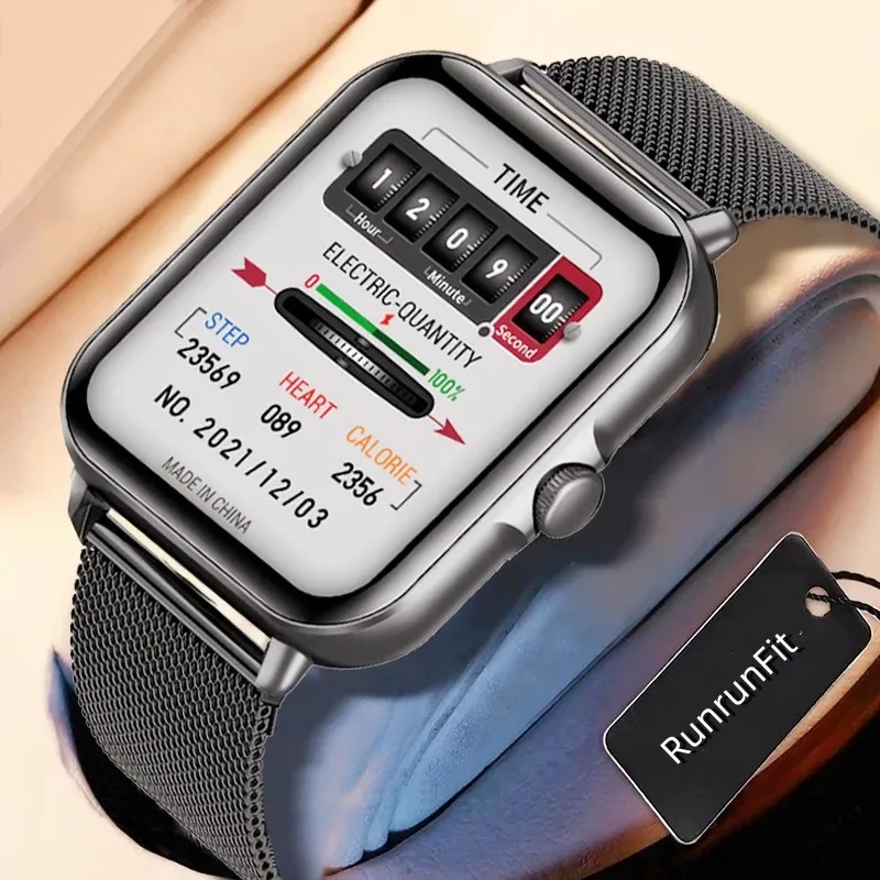 1 69-дюймовые мужские и женские смарт-часы с Bluetooth водонепроницаемые звонки