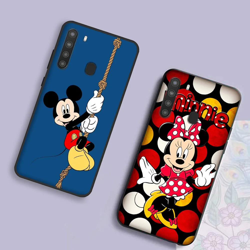 Mickey Mouse Cover for Huawei Mate 20 Nova 7 SE 2 2i 3 3i 4E 5T Lite P20 P30 Pro Black Phone Case