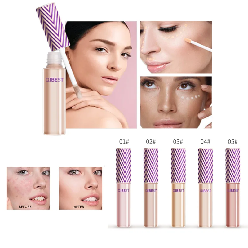 

Жидкий консилер, защита от темных кругов, Контурирование, макияж, Водонепроницаемый Профессиональный консилер, основа под макияж, для пор, п...