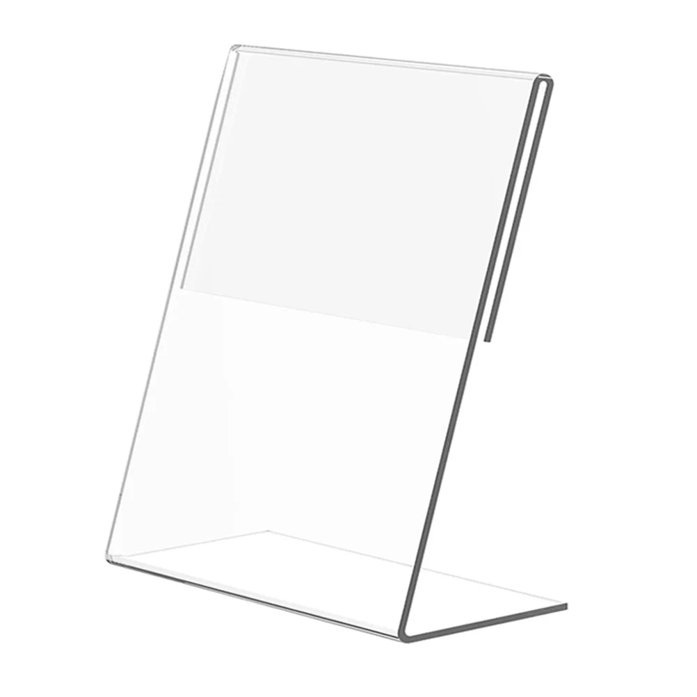 

Flyer Holder Sturdy Practical Document Display Rack Acrylic Sign Holder Paper Holder Document Display Stand
