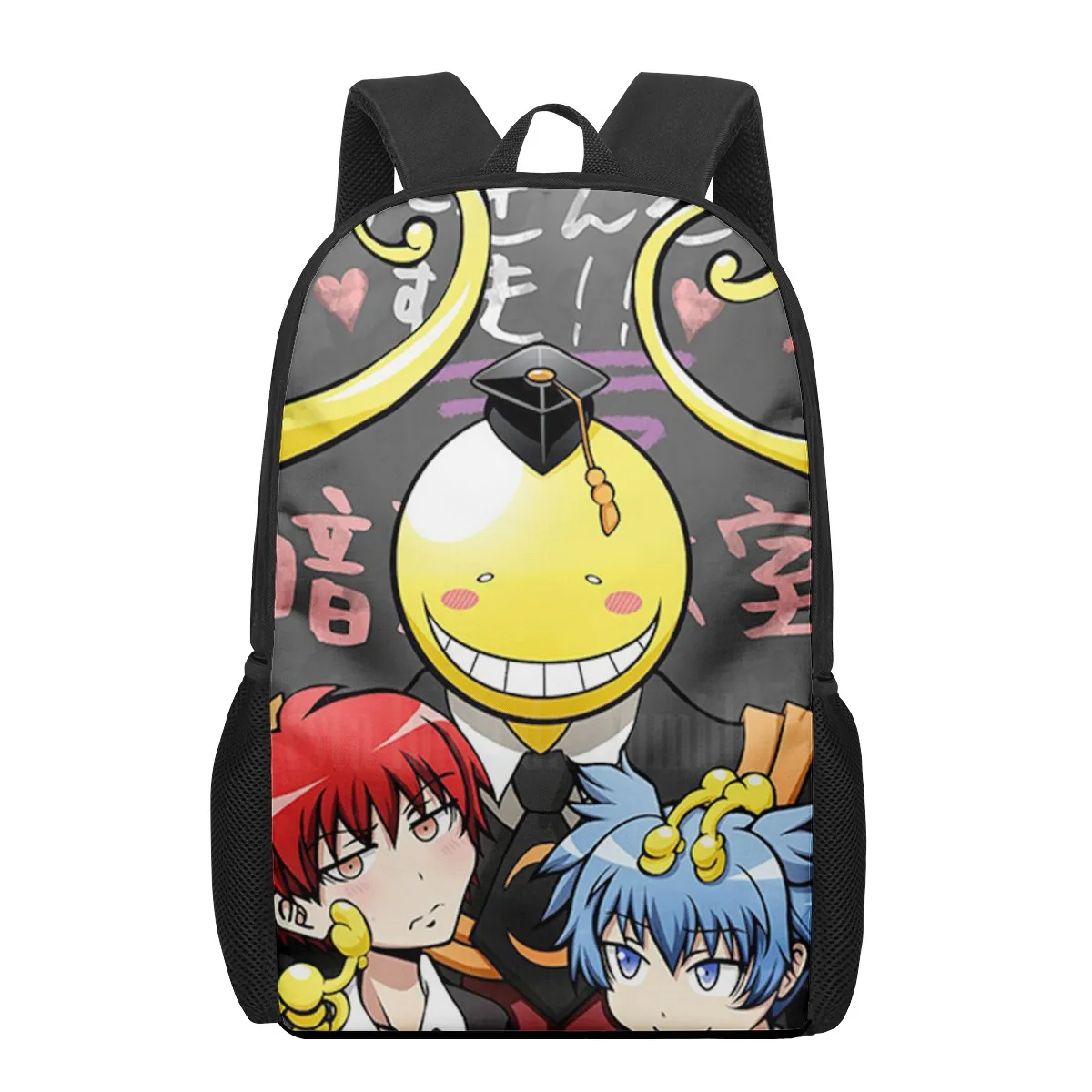 Assassination Classroom 3D Print Book Bags Back to School Bag Set for Boys Girls Kids Backpack Stylish Elementary Children Backp