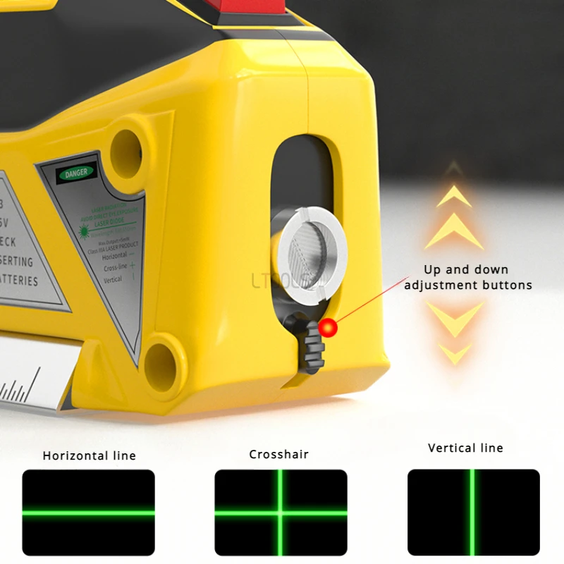 Лазерный уровень многофункциональный красный зеленый внешний Нивелир высокая