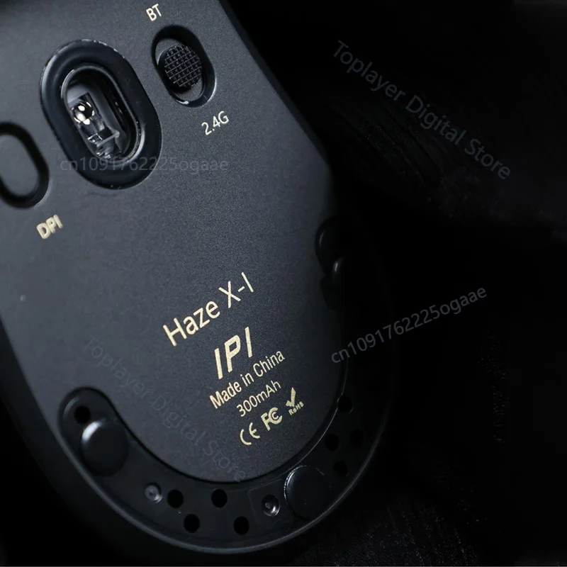 Фото Беспроводная трехрежимная мышь IPI HAZEX, материал корпуса ABS, сенсор PAW3395, Nordic Double 54L15, легкий дизайн, мышь для киберспорта и геймеров. №2
