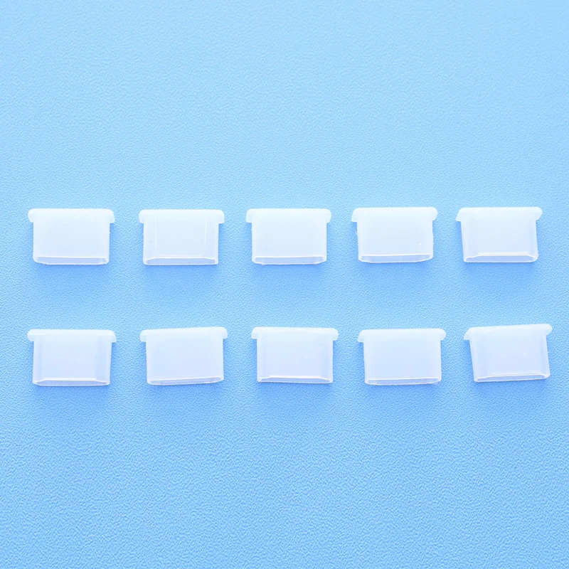 

10pcs Transparent Dust Cover / Case for Male Plug Adapter AV Connector For HDTV HDC 1080P