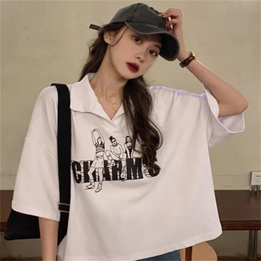 

Женские свободные топы в стиле Хай-стрит для студентов, японская специальная одежда в стиле Харадзюку, модная одежда Y2k, новые женские модны...