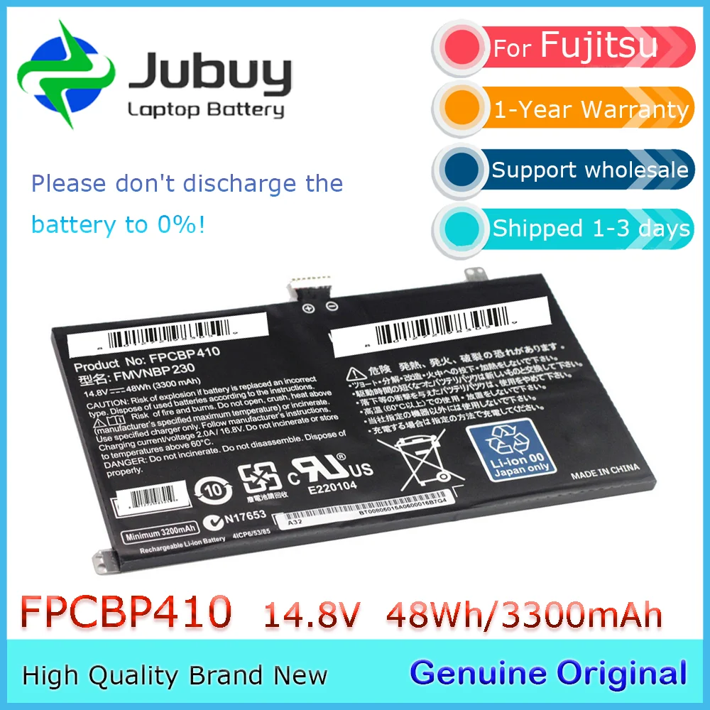 FPCBP410 14 8 В 48 Втч оригинальный аккумулятор для ноутбука Fujitsu LifeBook UH554 UH574 FMVNBP230 FPB0304