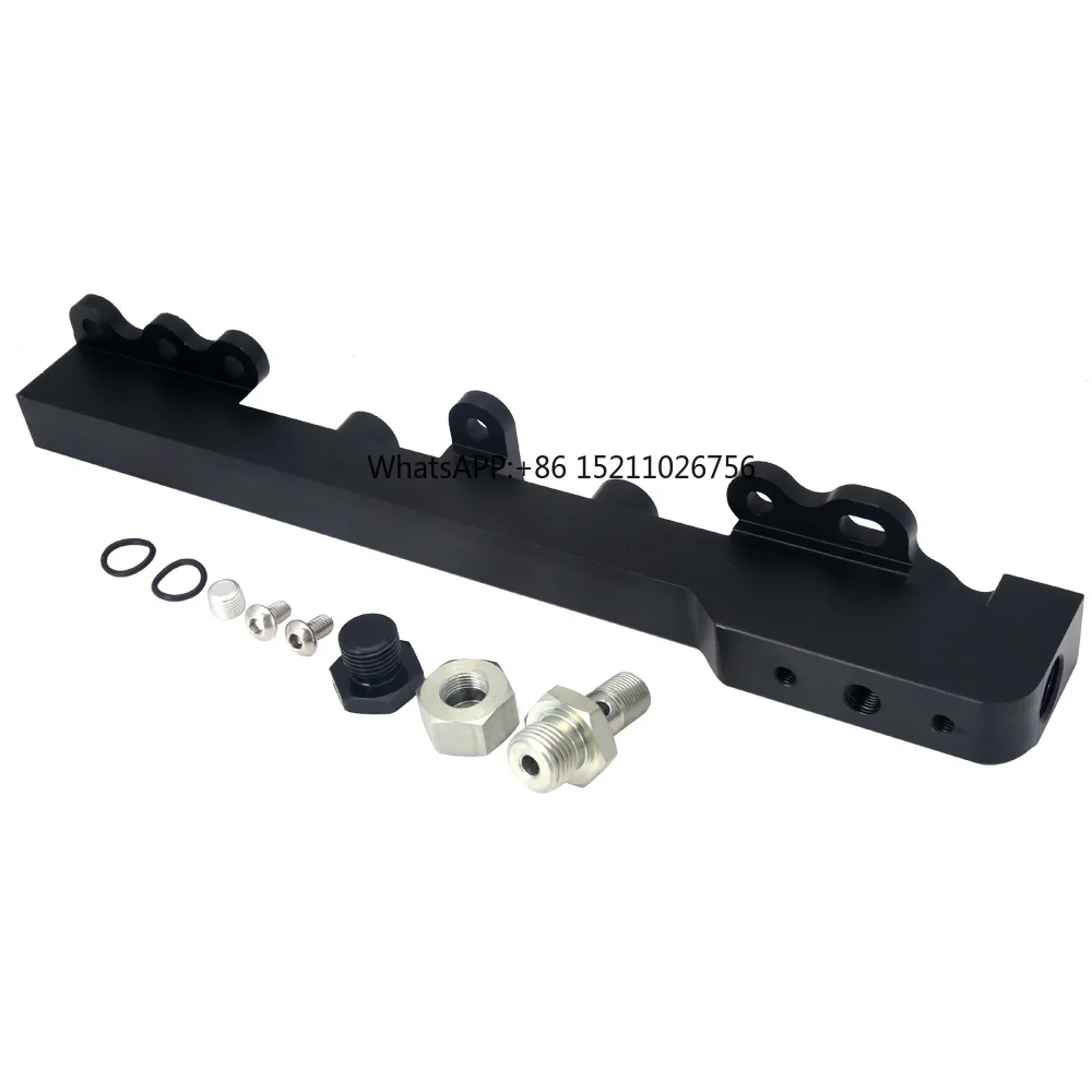 Топливная направляющая 14 мм для Nissan Skyline RB25 черная заготовка алюминий турбо