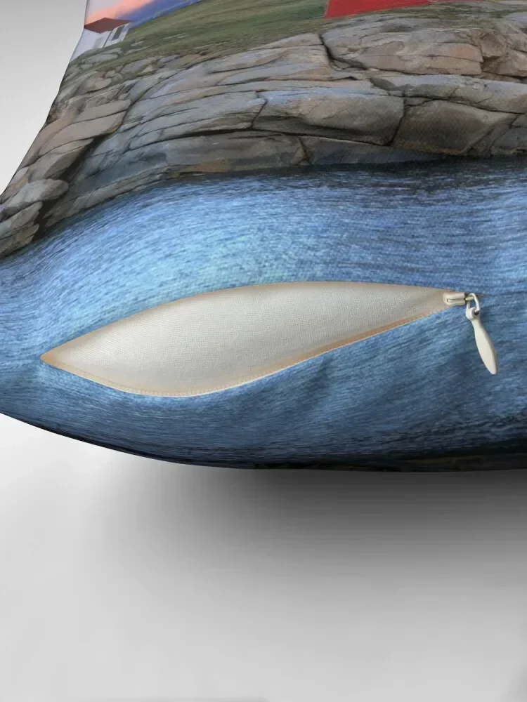 Закат в Cape Neddick (Nubble) Маяк Йорк Мейн Декоративная подушка Чехлы для диванов