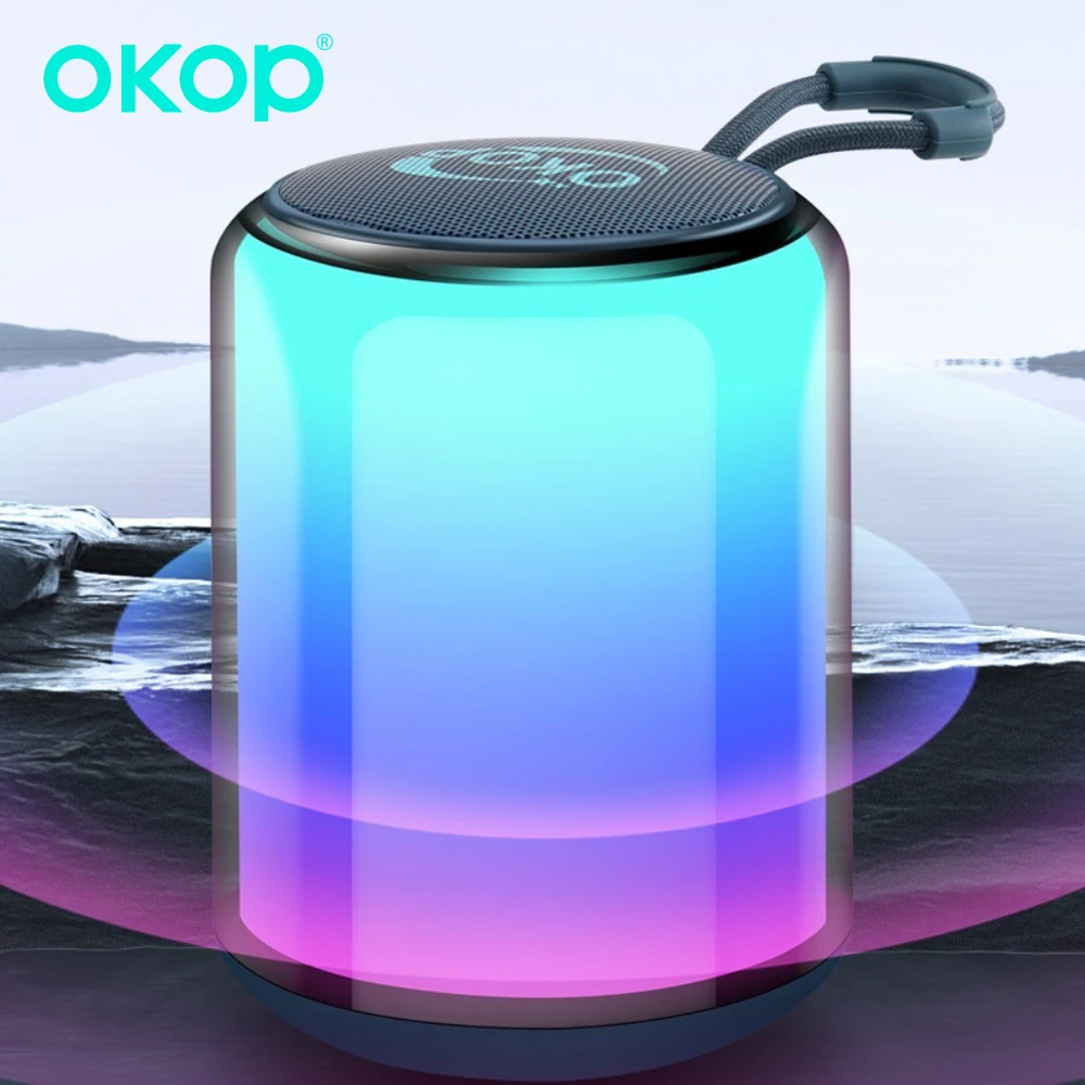 Фото OKOP Bluetooth-колонки, окружающее освещение RGB, TF, USB, AUX, многоинтерфейсный DCIN, сабвуфер с низкой задержкой, сабвуфер Caixa De Som (22)비헬 изменений №5