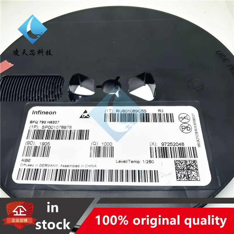 

5PCS BFQ790 H6327 BFQ790 Silk Screen: R3 SOT89 RF Bipolar Transistor