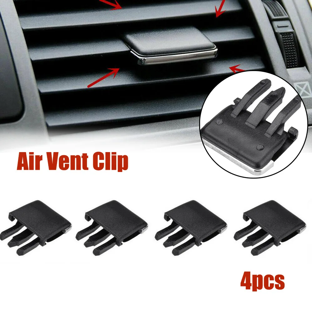

4pcs Auto Air Conditioning Vent Car Center Dash A/C Vent Louvre Blade Slice Air Conditioning Leaf Clips Set For Toyota