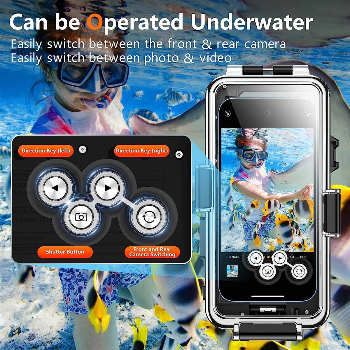 Водонепроницаемый Штатив для дайвинга 98 футов/30 м фото-и видеосъемки серии 13 Pro Max