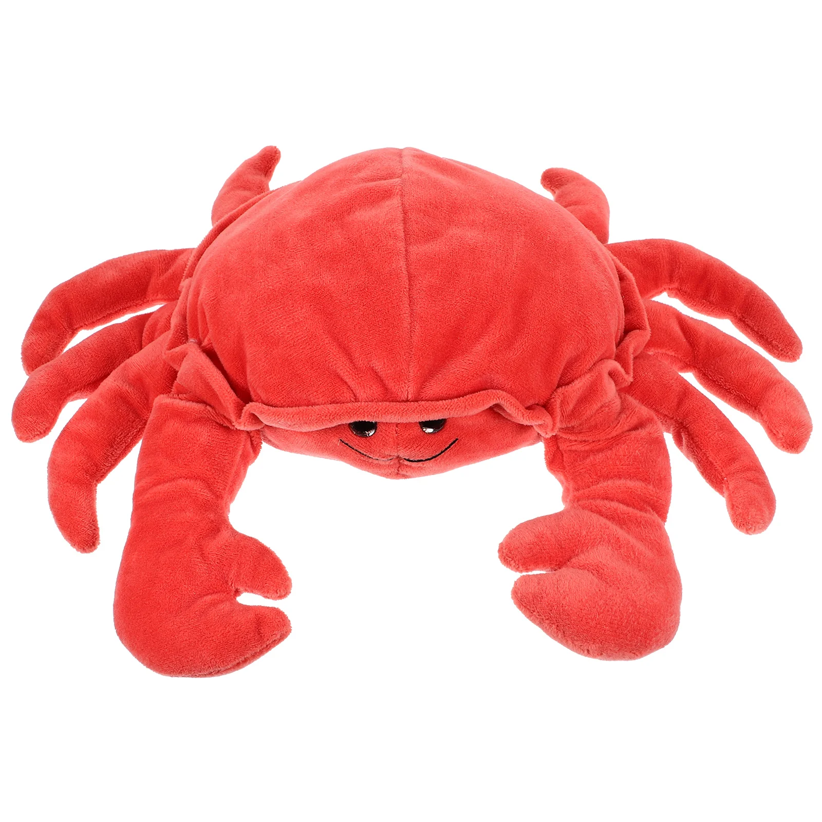

Decorative Hand Puppet Toy Adorable Crab Story Telling Puppets for Adults Cartoon Stuffed Animal Marionette