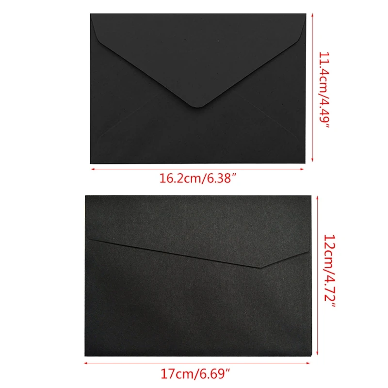 20 штук винтажных творческих конвертов открыток пригласительных пакетов почты для открыток и постеров размером 4x6 дюймов.