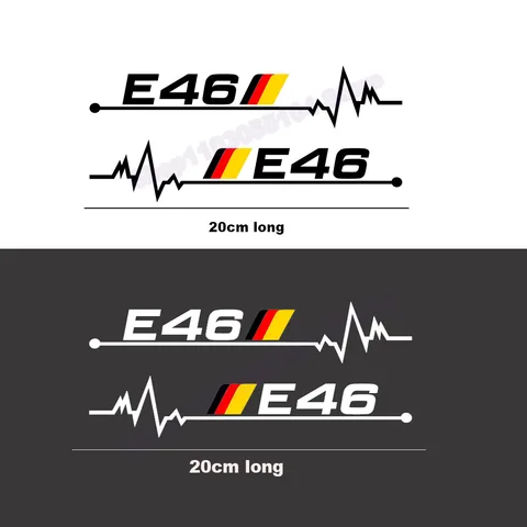 Наклейки на окна автомобиля для bmw E30 E34 E36 E39 E46 E60 E87 E90, 2 шт., автомобильные аксессуары