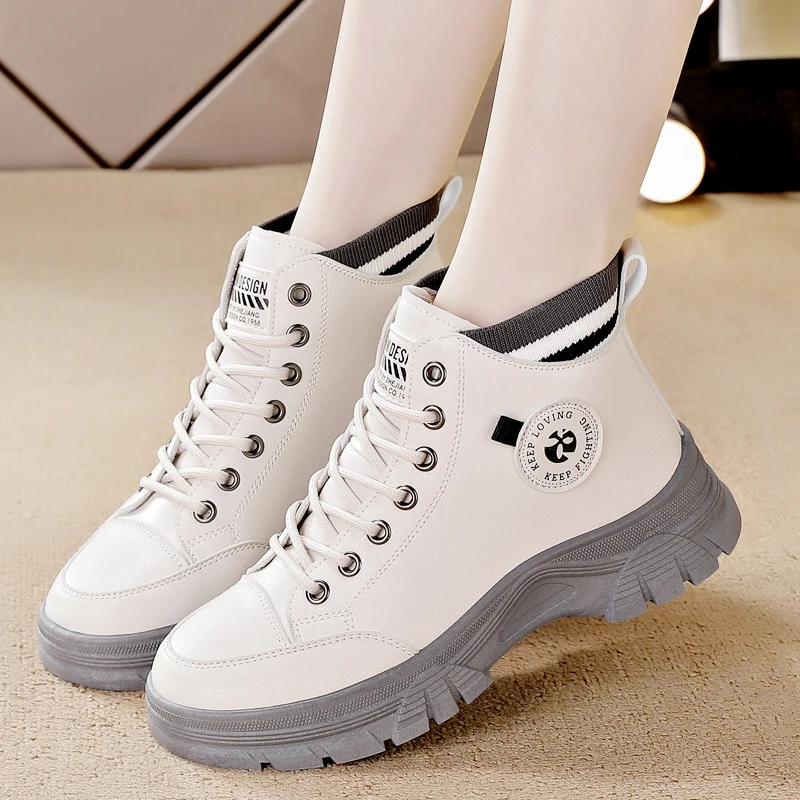 

Женские кроссовки на платформе, однотонные повседневные дышащие кроссовки на вулканизированной подошве, для прогулок и отдыха, 2022