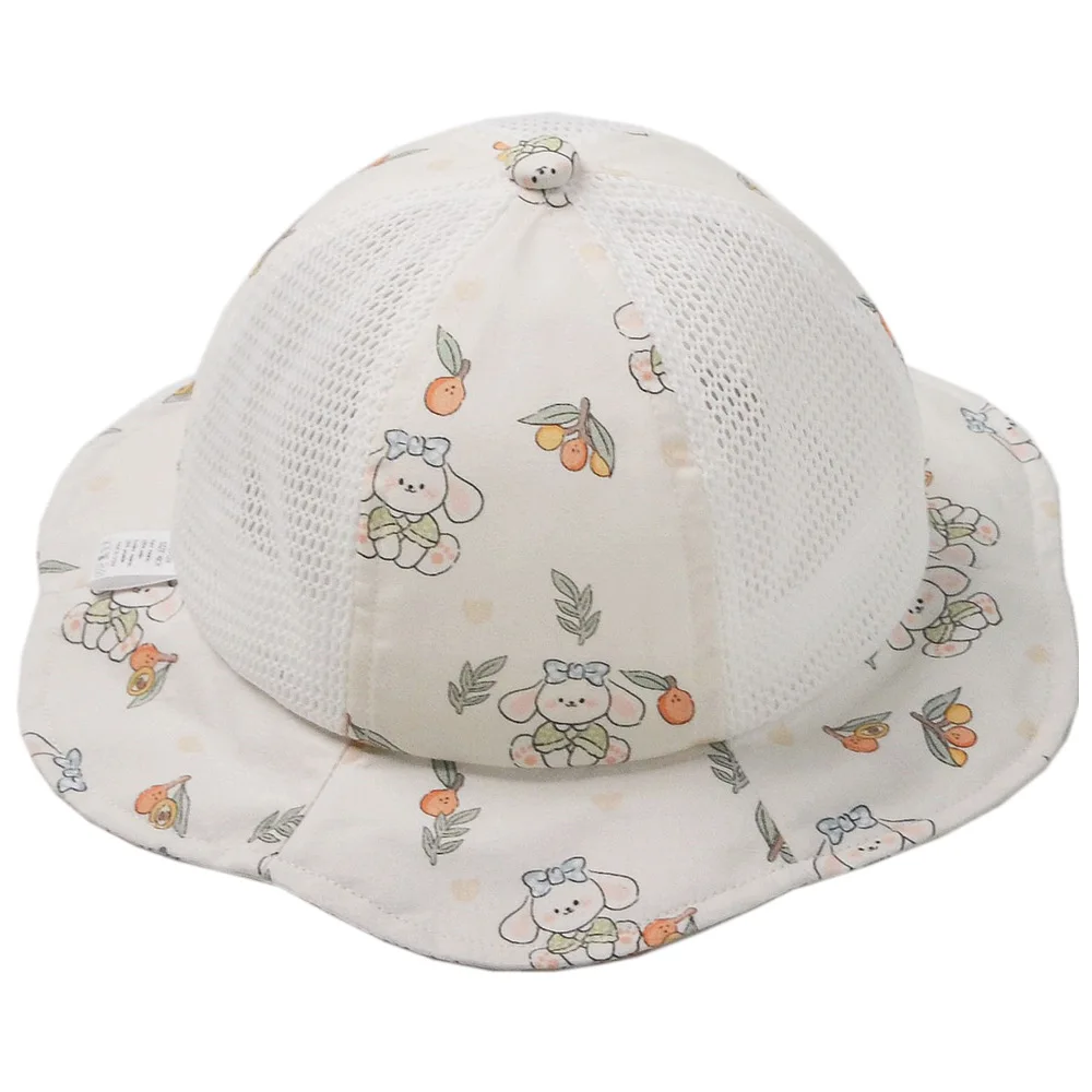 

Шляпа для маленьких девочек Летний Пляжный аксессуар для мальчиков с защитой от ультрафиолета, большая шляпа с защитной сеткой, Кепка для отдыха для малышей