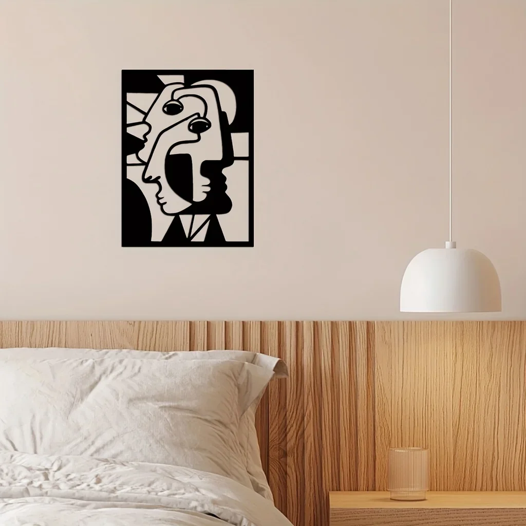 1 шт. Металлический Настенный декор Beastie Pie декоративная наклейка для спальни