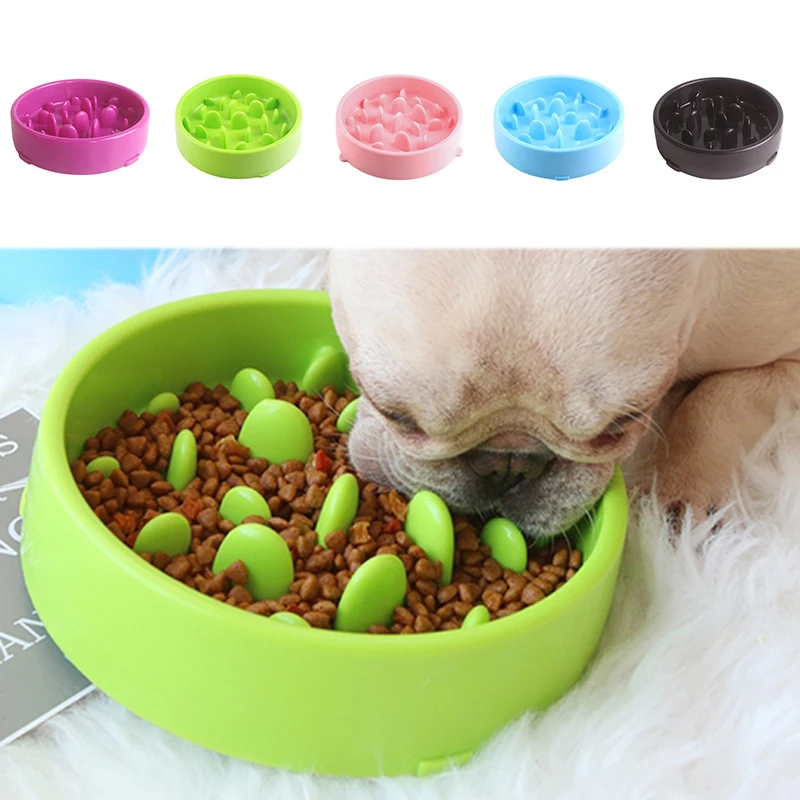 

Pet Slow Eating Dog Bowl Anti Gulping Choking Feeders Bowls Feeder Dog Food Bowl Plastic Dog Slow Feeder Cat Pet Feeder NonSlip