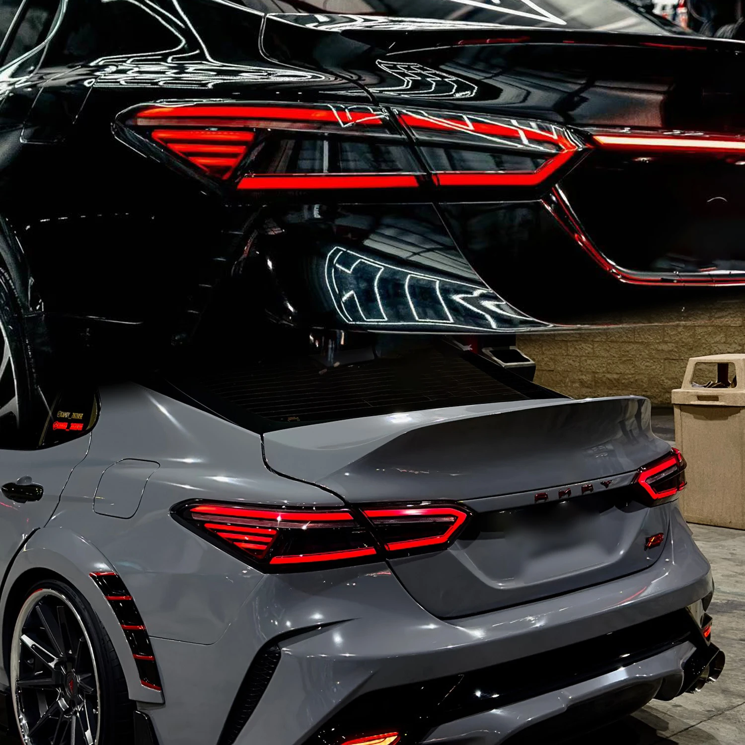 HCMOTIONZ светодиодные задние фонари в сборе для Toyota Camry 2018-2023 автомобильные