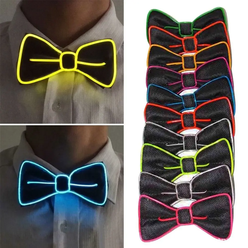 

Men Flashing Party Christmas LED Bow Tie Luminous Necktie Light Up Party Decoration