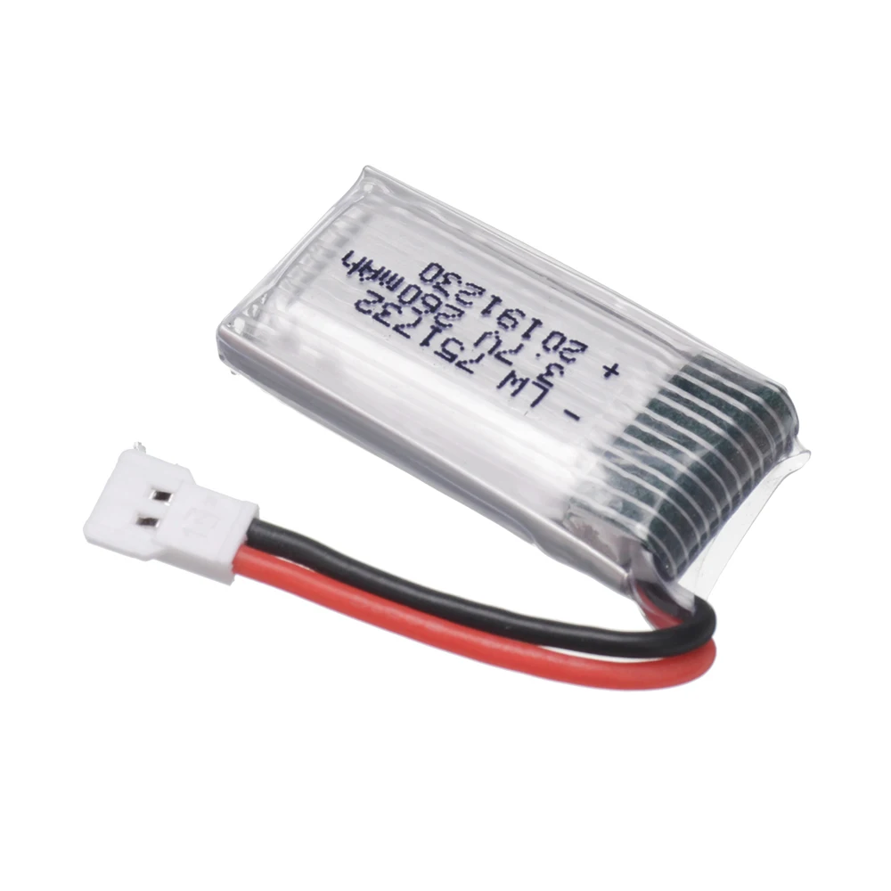 3.7v 260mah lipo battery for eachine h8 jjrc h2 h 48 h8mini rc drone helicopter with spare parts | RC Quadcopter