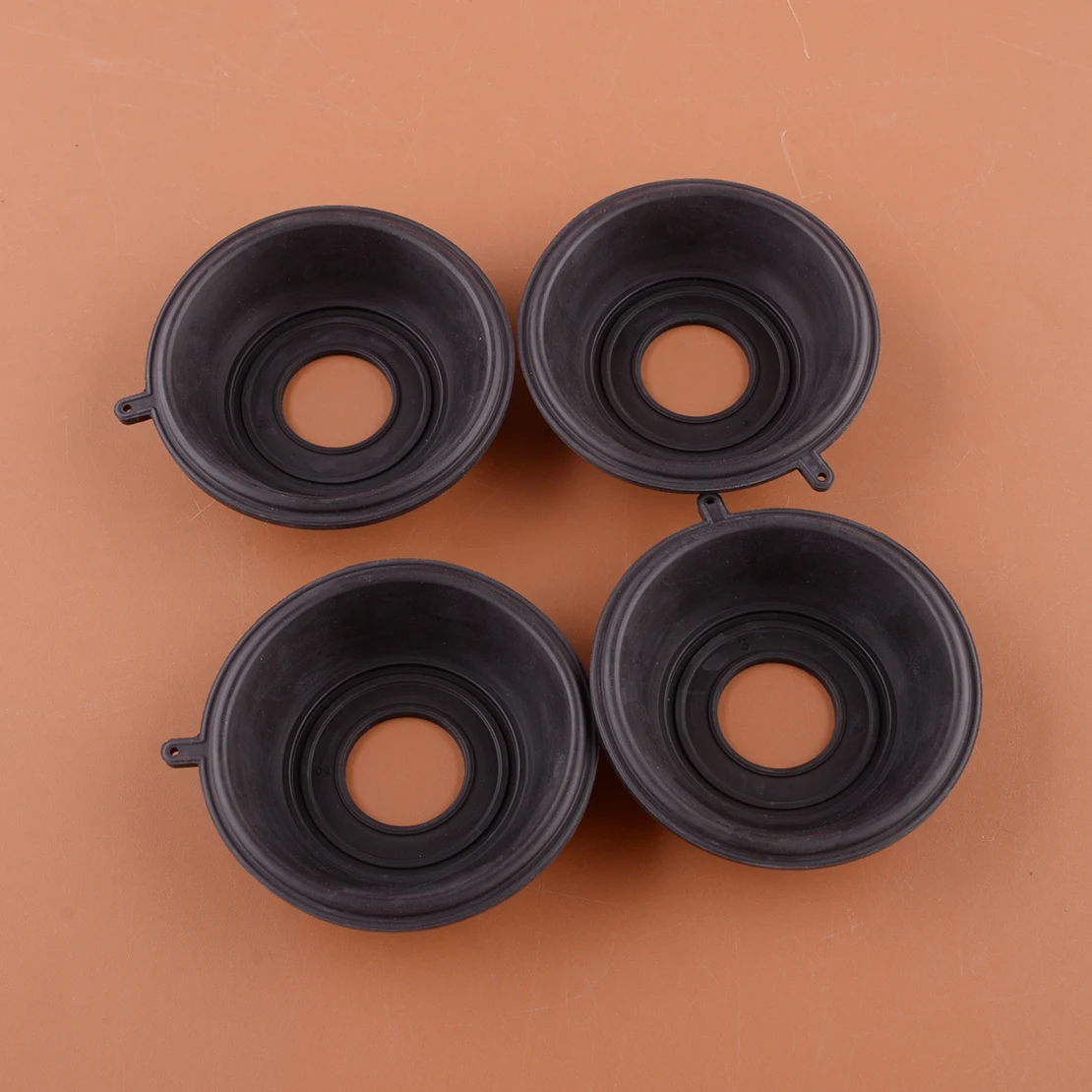

4Pcs Carburetor Piston Vacuum Membrane Diaphragm Repair Black Rubber Fit for Yamaha YZF600R Thundercat 1997-2004 2005 2006 2007