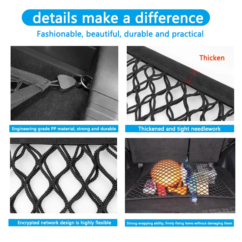 Для Changan UNI-K UNIK UNI K 2020 ~ 2023 аксессуары сетка для багажника автомобиля эластичный
