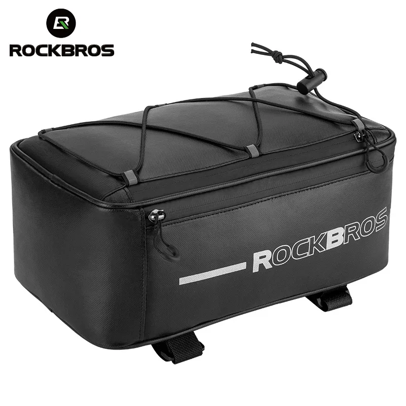 

ROCKBROS Bicycle Bags Waterproof 4L Cycling Travel Trunk Bag Seat Saddle Pannier MTB Electric Bike Reflective Luggage Carrier