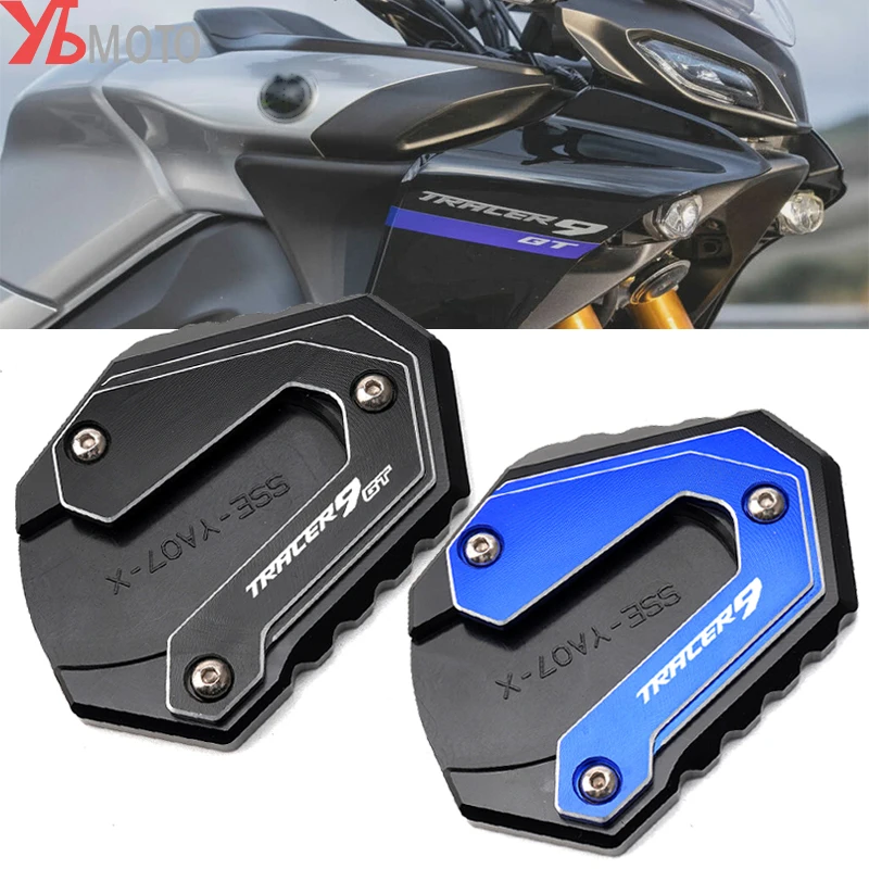 

New for YAMAHA TRACER 9 GT 2022 2021 TRACER9 9GT Tracer9gt Accessories Motorcycle Stand Extension Kickstand Foot Enlarger Pad