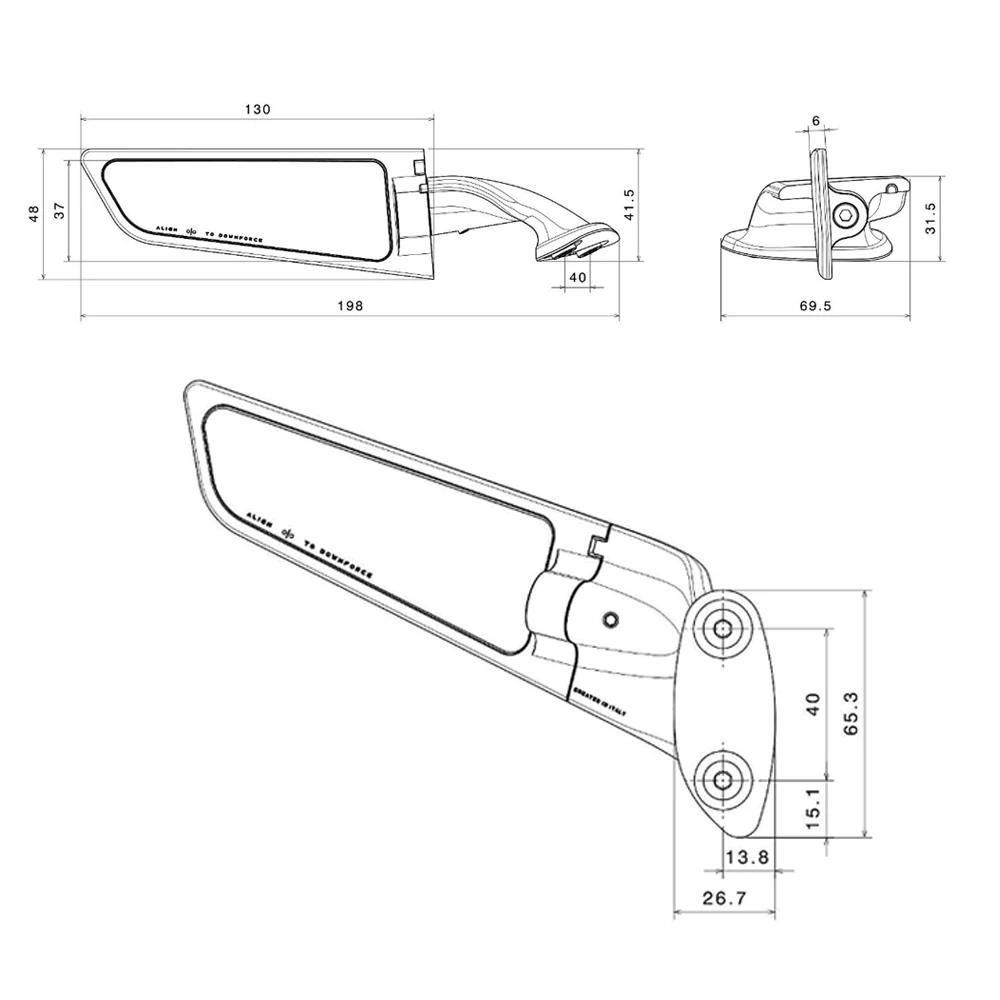 NEW For MV Agusta F3 800 2021 2022 Motorcycle Accessories Rearview Rear View Mirrors Glass Back Side Mirror Left And Right